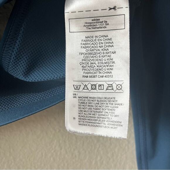 Adidas Stella McCartney Training Long Sleeve Crop Top - Picture 9 of 11